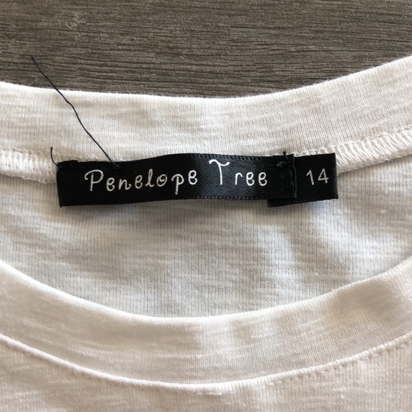 Girls Penelope Tree Short Sleeve Crop Top - Picture 2 of 4